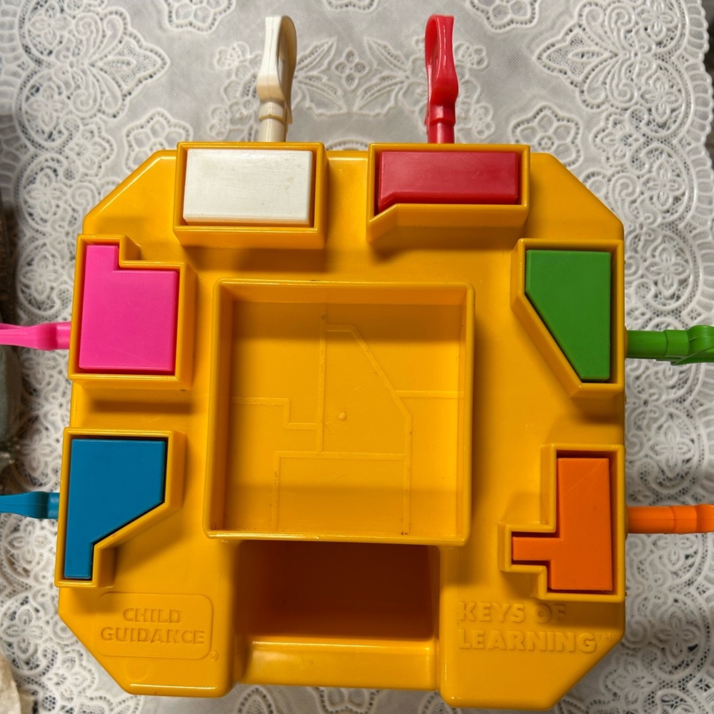 1980 vintage Child Guidance “ Keys of Learning” toy